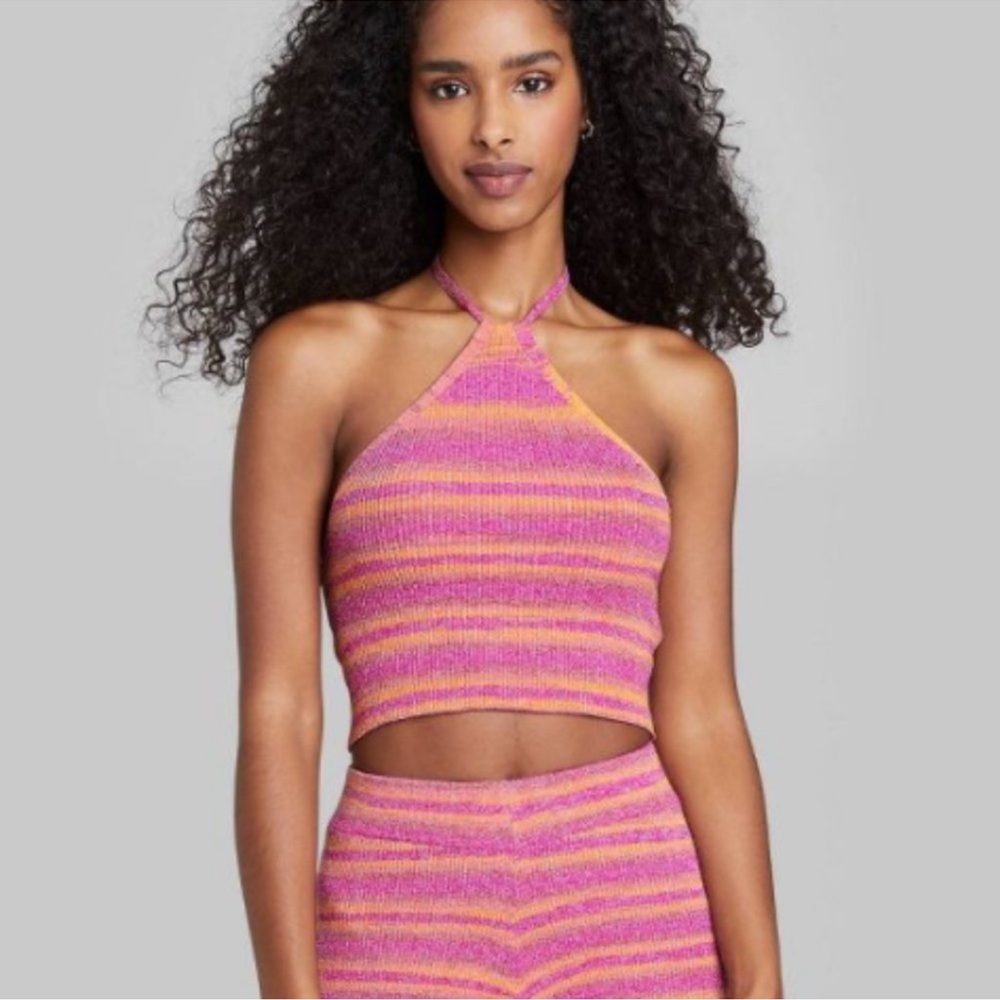 Cropped Sweater Tank Top